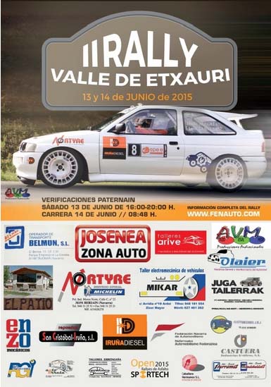 II Edici&oacute;n del Rally de Etxauri,